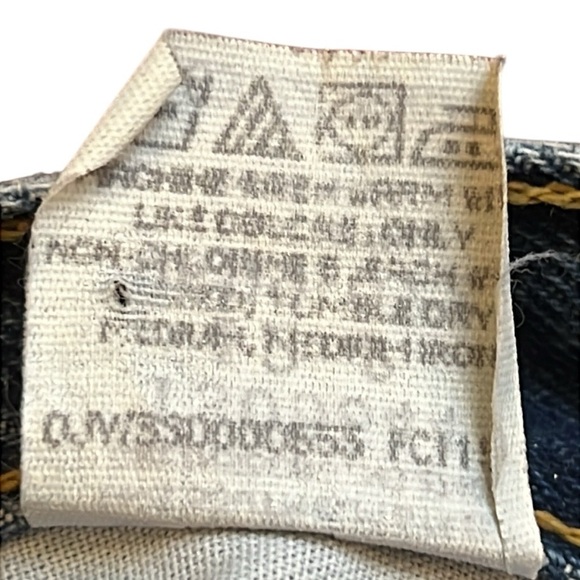 Vintage 80s Lee Relaxed Riders Jeans High Rise Tapered Medium Blue USA 12P/29x28 - Picture 11 of 11